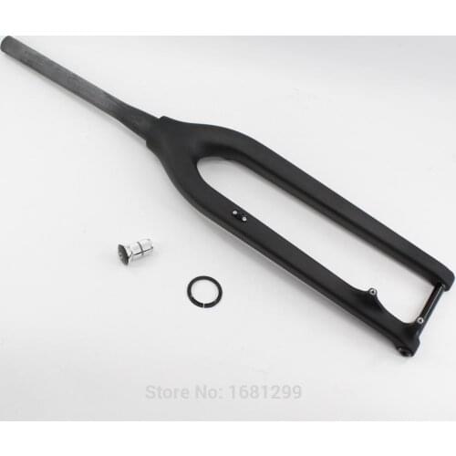 New 29" inch Mountain bike matte 3K UD full carbon fibre hard bicycle disc brake thru axle taper front fork MTB 29er Free ship