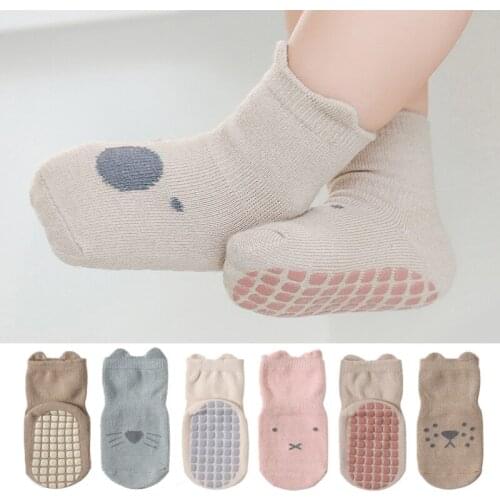 New Baby Sock Breathable Non-slip and Cool Baby Indoor Walking Socks Children Floor Socks Shoes Anti Slip Soft Sole Short Socks