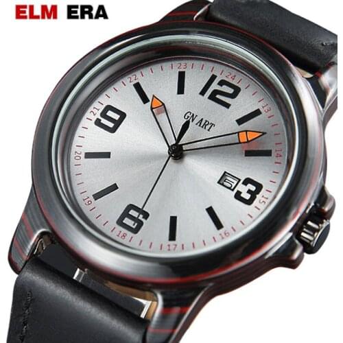 New Fashion Slim Carbon Fiber Quartz Watch Water Resist Brand Waterproof Military Band Quartz Men Watches Relogio Masculino