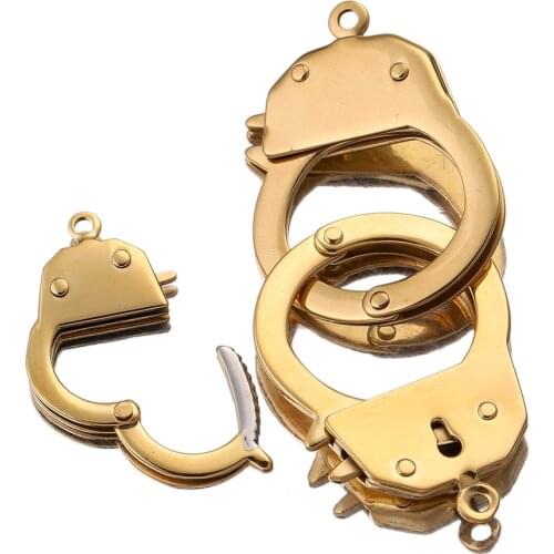 Novelty Clasp Stainless Steel Can Be Opened Charm Connector Diy Bracelet Necklace Hollow Pendants Jewelry Making Supplies Craft