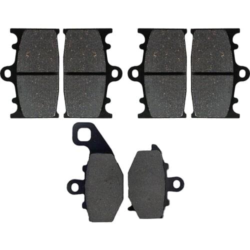 Motorcycle Front and Rear Brake Pads for KAWASAKI ZR400 Zephyr 400 1997-2001 ZZR400 ZZR 400 ZX400 1993-1999