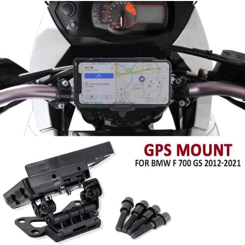Motorcycle Front Phone Stand Holder Phone GPS Navigaton Plate Bracket For BMW F700GS 2012-2021 2020 2019 2018 2017 2016 2015