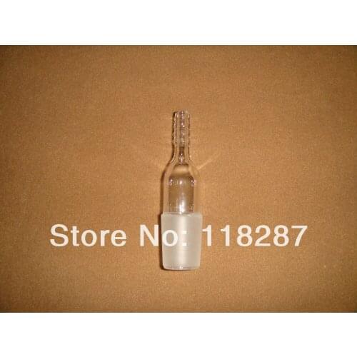 Adapter Socket to rubber tube,24/29,Straight connection,Lab glassware adapter