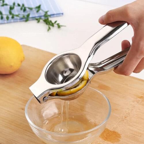 Manual Lemon Squeezer Stainless Steel Household Lemon Clip Citrus Fruits Juicer Orange HandJuicer Kitchen Tools Fruit Pressing
