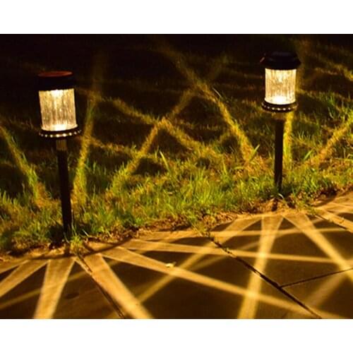 Led Solar Outdoor Light Solar Garden Light Warm White Lantern Led Pathway Landscape Lighting For Patio Yard Garland Lights