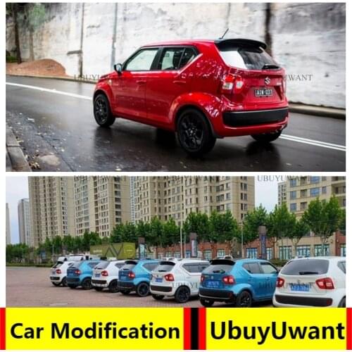 UBUYUWANT For Suzuki IGNIS ABS trunk spoiler car rear wing tail wing decoration for Suzuki IGNIS 2015 2016 2017 2018 2019