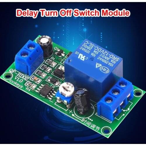 Time Adjsutable Delay Relay Module NE555 Timming Timer Relay Control Switch Board 12V DC