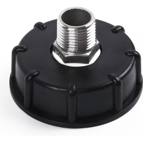 High Quality IBC Tote Tank Drain Adapter S60x6 Thread Cap Garden Hose Connector 1/2 For IBC Tank