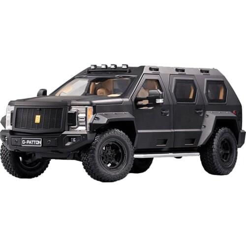 1:18 G PATTON chariot modified car alloy car model diecast metal vehicle toys collection souvenir Kids Adult Souvenir Display