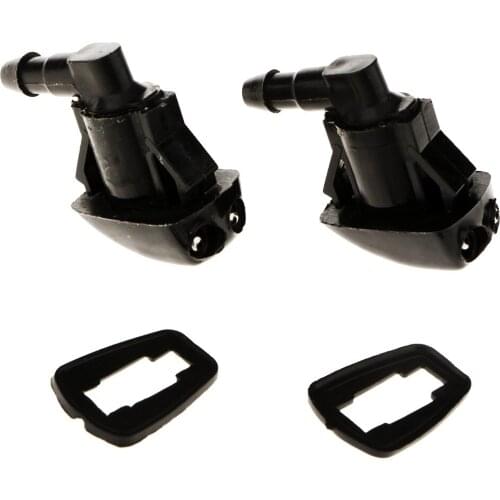 1 Pair Replacement Windshield Washer Wiper Spray Nozzles Plastic