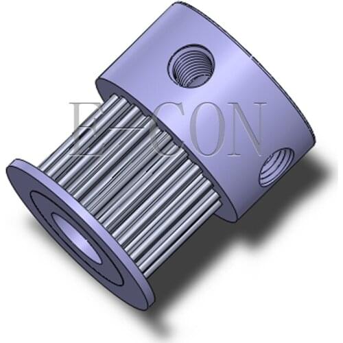 10pcs/lot GT2 Timing Pulley 24 Teeth Alumium Bore 8mm Teeth Width 10mm for Width 9mm GT2 Timing Belt and 3D Printer CNC Motor