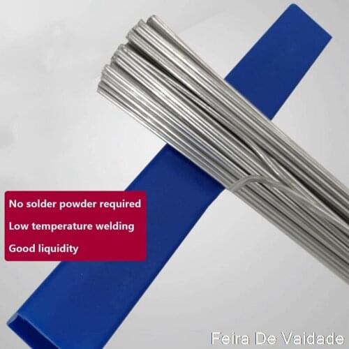 10pcs Low Temperature Easy Melt Aluminum Welding Rods Weld Bars Cored Wire 1.6mm/2mm Rod Solder for Soldering Aluminum