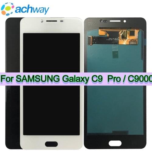 100% Test For SAMSUNG GALAXY C9 Pro LCD C9000 Display Touch Screen Digitizer Assembly Replacement For SAMSUNG C9 Pro LCD
