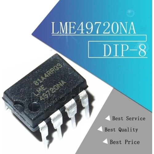 2PCS LME49720NA DIP8 LME49720 DIP-8 49720NA DIP LME49720N