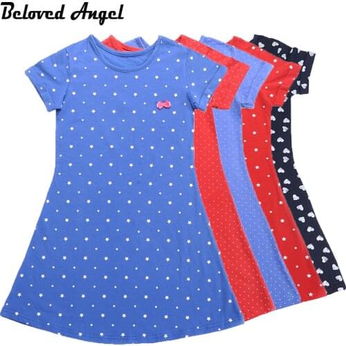 2017 New Design 5 Style Girls Summer Dresses Tunic Robe Baby Clothes Kids Birthday Party Wear Children Princess Dress Costume