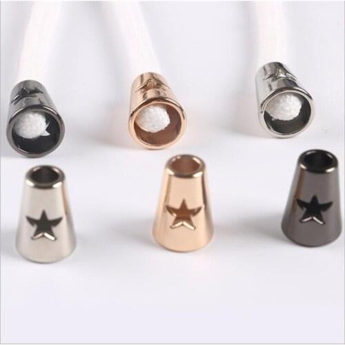 Stopper Cord Ends Lock Metal buckle for Bag Shoes Sportswear Garment Lanyard Accessories 60pcs