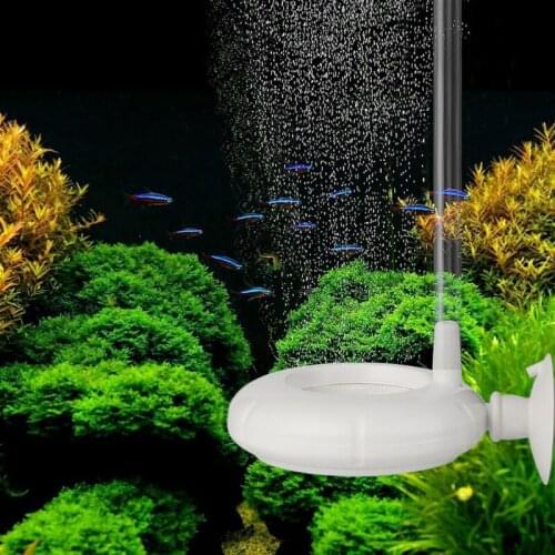 Aquarium Arcylic Ceramic CO2 Diffuser Bubble Atomizer for Water Plant Tank Regulator CO2 Atomizer Air Refiner with Suction Cup