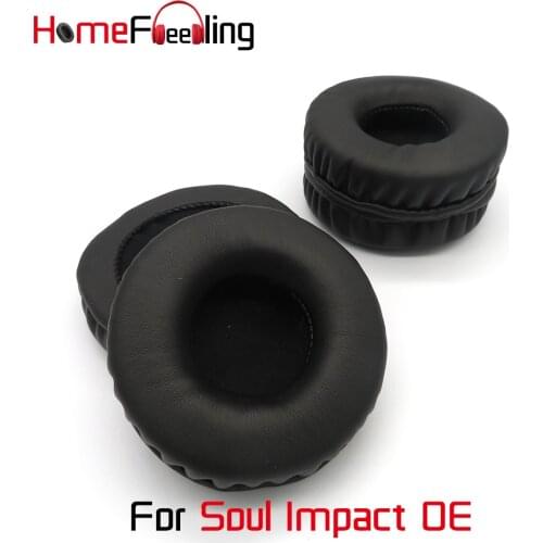 Homefeeling Ear Pads For Soul Impact OE Earpads Round Universal Leahter Repalcement Parts Ear Cushions
