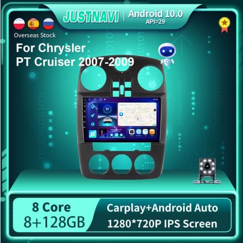 6G 128G Car Radio For Chrysler PT Cruiser 2007-2009 Multimedia Video Player Stereo Carplay 4G WIFI Navigation Android 10.0 GPS