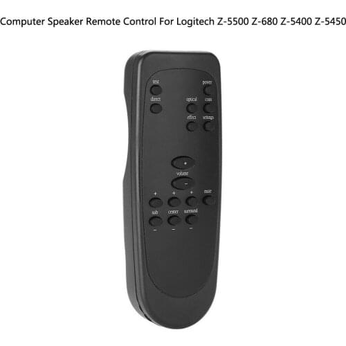BAAQII For Logitech Z-5500 Z-680 Z-5400 Z-5450 Computer Speaker Remote Control Black Easy To Operate Durable CE1079