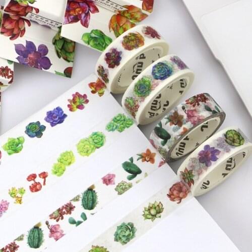 New Printing Japanese Washi Tape Office Adhesive Scrapbooking Tools Kawaii Decorative Great Christmas Cute Craft Gift