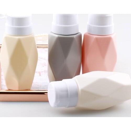 200ML Nail Art Rhombus Pump Dispenser Empty Bottle Acrylic Gel Polish Remover Cleaner Liquid Container Storage Manicure Tool