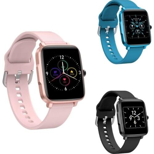 F2 Smart Watch IP68 Waterproof Exercise Watch Heart Rate Monitor Contact+Button Watch Bluetooth Call Fitness Watch