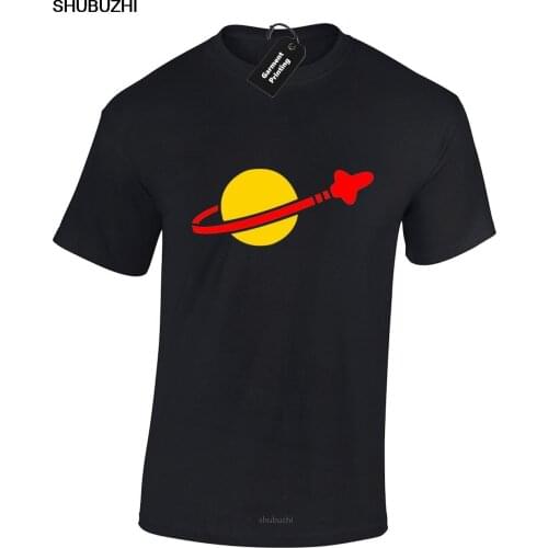 SPACEMAN MENS T SHIRT TEE TOP CLASSIC SPACE LOGO RETRO FUNNY NEW QUALITY Cool Casual pride t shirt men New Fashion sbz8487