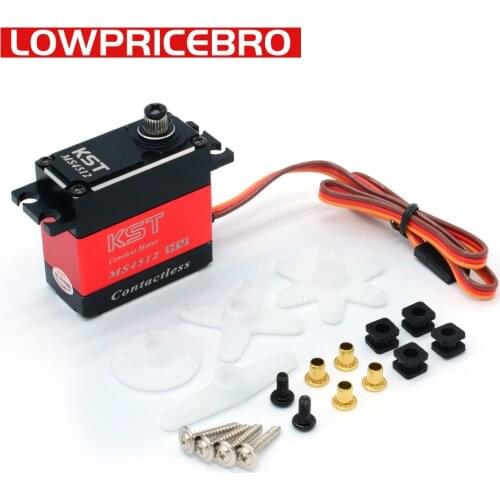 KST MS4512 HV 8.4V 45kg 0.14sec High Performance Metal Digital Servo Motor for Drone UAV RC Climbing Car Boat Robot Helicopter