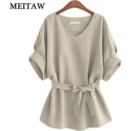 Льняные блузки Meitawilltion China At AliExpress