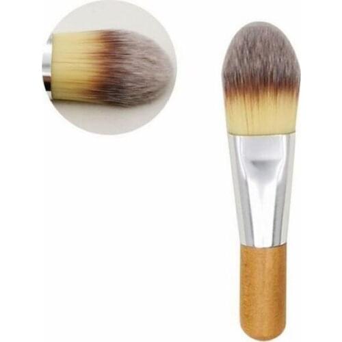Nylon Hair Wooden Handle Women Makeup Tool Cosmetic Brush Mini Foundation Makeup Brushes