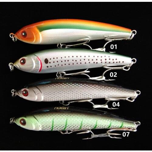 Noeby 4pcs 14cm/70g variable sinking Vib Pencil Bait pencil Fishing lure good fishing tackle wobblers