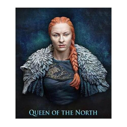 New Unassembled 1/10 QUEEN OF THE NORTH -BUST5 Resin Kit DIY Toys Unpainted kits