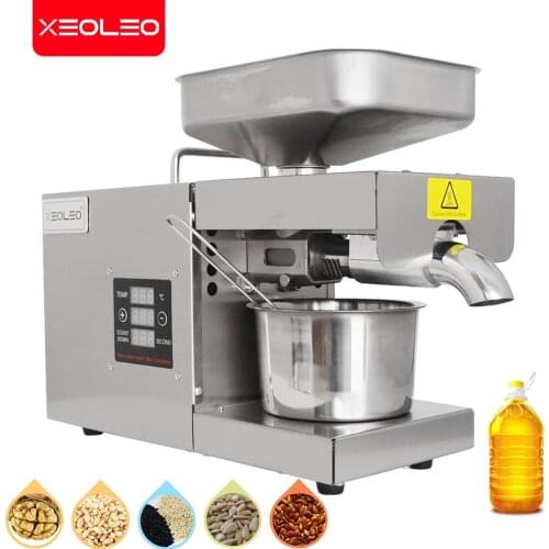 XEOLEO Oil presser Olive oil extractor Oil press machine pressing Peanut/Flaxseed/Walnut kernel/Perilla seed/Rapeseed machine