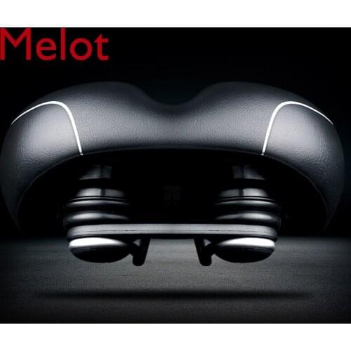 Bike Saddle Thickened Widened Mountain Bike Wagon Cushion Hollow Saddle Comfortable Long-Distance Bicycle Seat Quality Durable