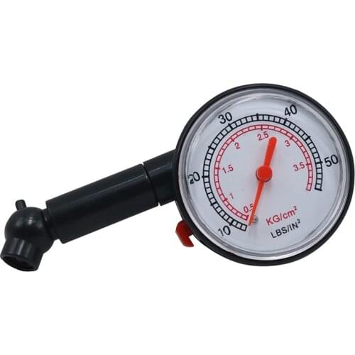 1pcs Tire pressure monitoring system 0-50 psi Tire Pressure Gauge Dial Meter wheel air pressure Tester for Auto Motor Car Truck
