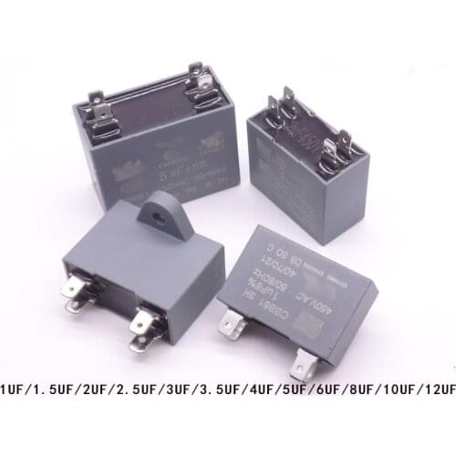 Brand new CBB61 capacitor for air conditioner 1.5/2/2.5/3/4/5/6UF 450V