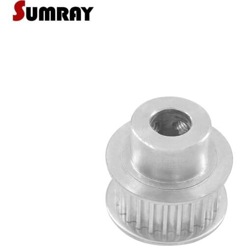 SUMRAY 3M Timing Pulley 15T Toothed Pulley Wheel 3.175/4/5/6/6.35/7/8mm Inner Bore Aluminium Motor Pulley 11mm Belt Width