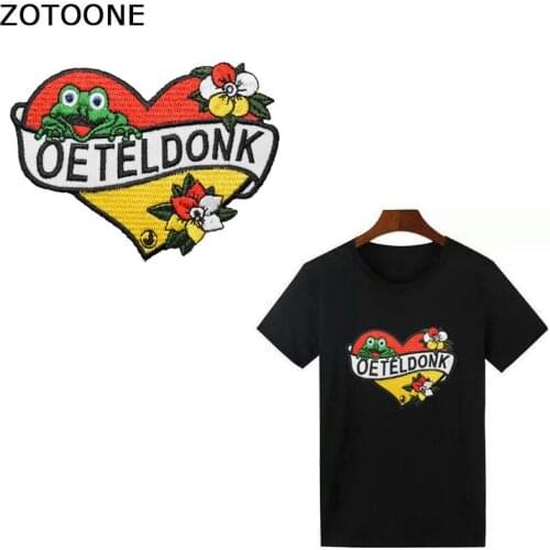 ZOTOONE 1Pc Oeteldonk DIY patch Cloth Badges Mend Decorate Patches Jeans Bag Clothes Apparel Sewing Decoration Applique G