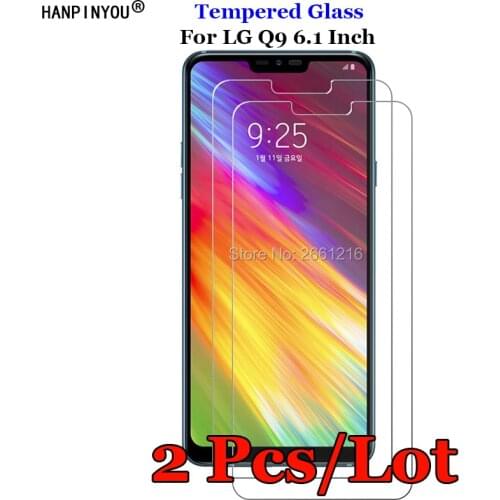 2 Pcs/Lot For LG Q 9 Tempered Glass 9H 2.5D Premium Screen Protector Film For LG Q9 6.1"