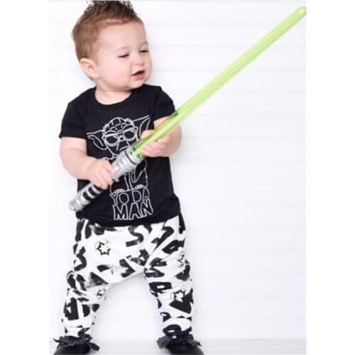 2020 Summer Newborn baby boy girl clothes Casual Cartoon Printed Short Sleeve T-shirt+pants 2pcs/set infant clothing set