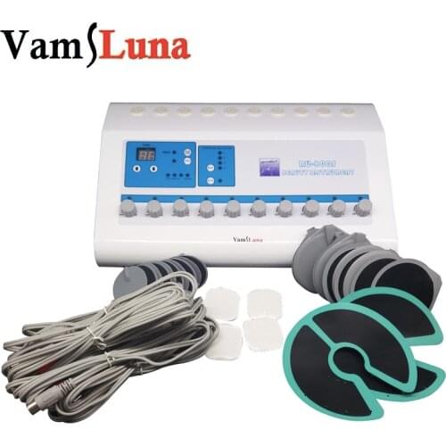 Ems muscle stimulator Weight Loss Machine Electrostimulation Machine With 2 Wires+24 Electrodes Pads