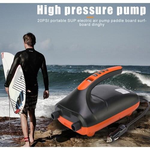 SUP Car Electric Air Pump Intelligent High Speed Inflatable Pump Small Size Outdoor Tool for Intake and Pump Cooling System