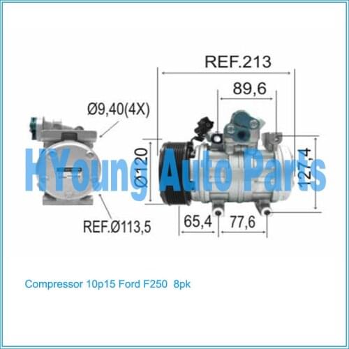 Auto air ac Compressor for Ford F250 Ford 250/350/4000 JOHN DEERE, for Mercedes Benz Acelo 915 8pk 12v