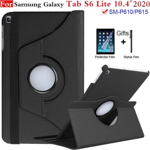 For Samsung Galaxy Tab S6 Lite Case, 360 Degree Rotating Stand Tablet Cover for Galaxy Tab S6 Lite 10.4 2020 SM-P610 SM-P615