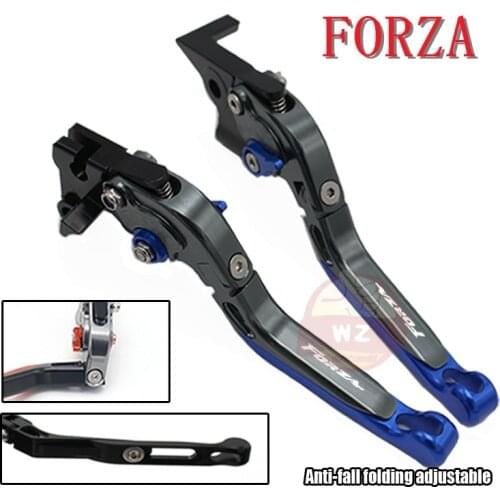 For Honda FORZA 300, 125, 250, 2010-2019, 2018 Folding Adjustable Expand Brake Clutch Levers Handle Bar Motorcycle Accessories
