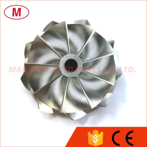 G25-550 871389-5004S 48.35/60.00mm 9+0 blades Turbo Billet compressor wheel/Aluminum 2618/Point Milling wheel for Turbocharger