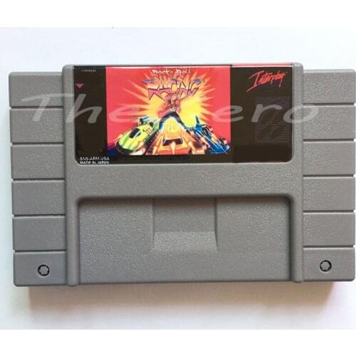Rock N'Roll Racing Video Game USA Version for 16 bit Super Game Card Cartridge Card for 46pin NTSC Game Player