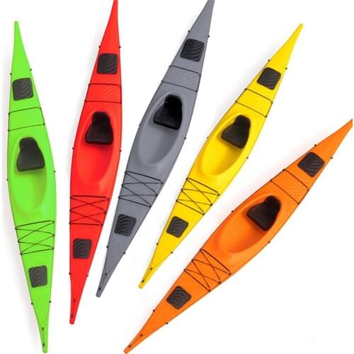 1PCS 3D Printing Simulated Kayaking Canoe Car Roof Decoration Mini Boats for TRX4 Ford Land Rover Defender Wrangler Rock Crawler