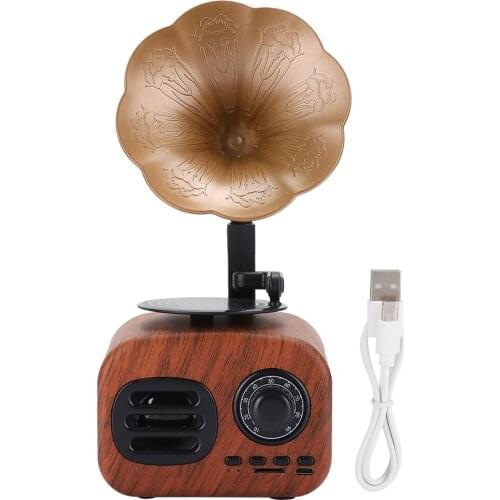 Creativity Mini Retro Bluetooth Smart 3D Stereo Surround Sound Speaker Portable Loudspeaker Music Player For Desktop Laptop